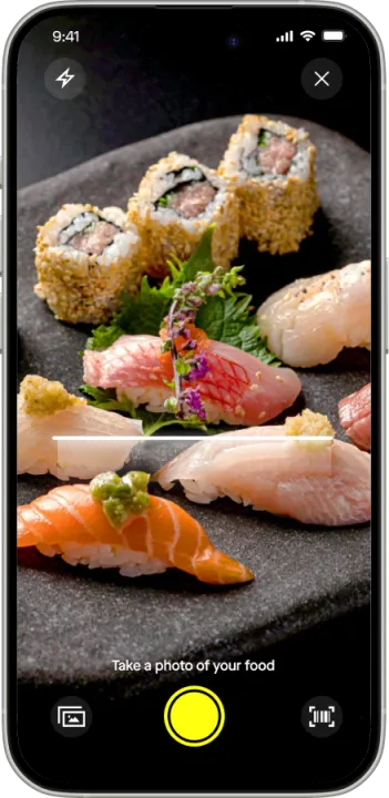 January AI app taking picture of meal to log