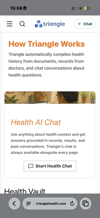 triangle health screenshot 4