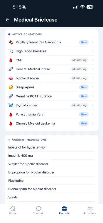 screenshot of well app