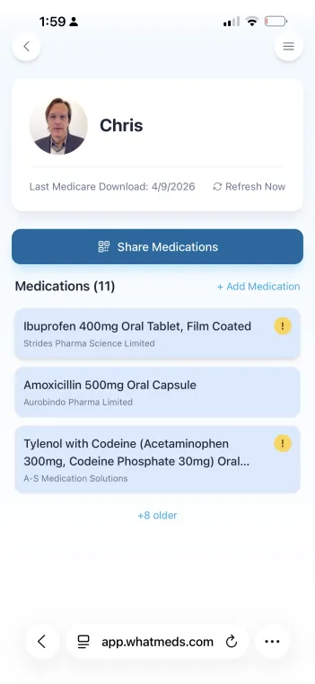 WhatMeds screenshot 3