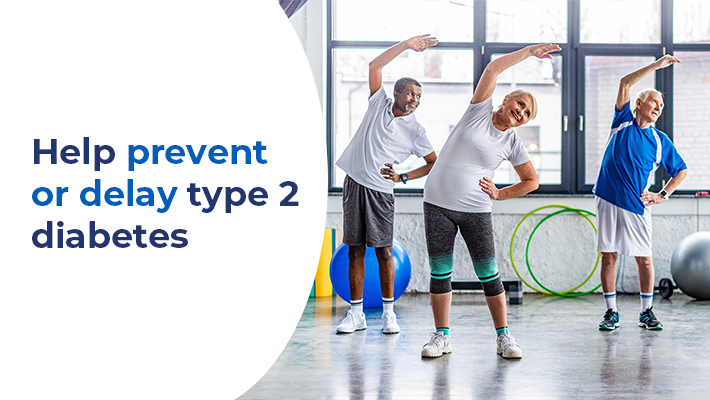Help prevent or delay type 2 diabetes